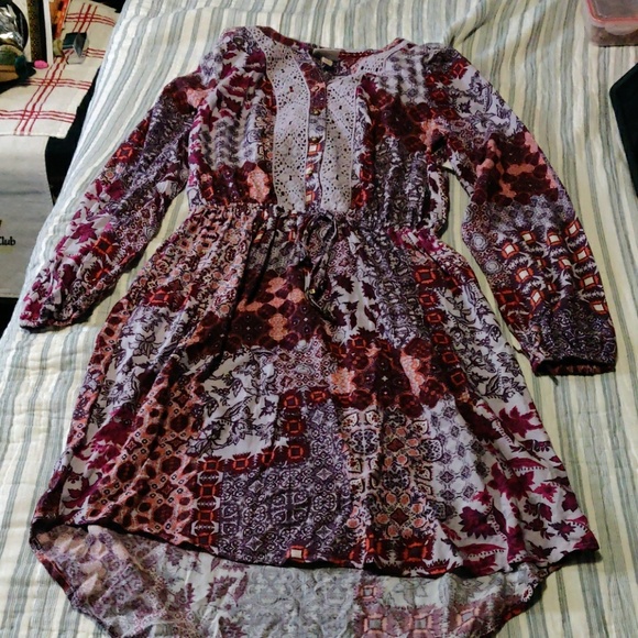 Knox Rose Dresses & Skirts - 3❤️$20. Knox Rose Dress Purple Floral Crochet